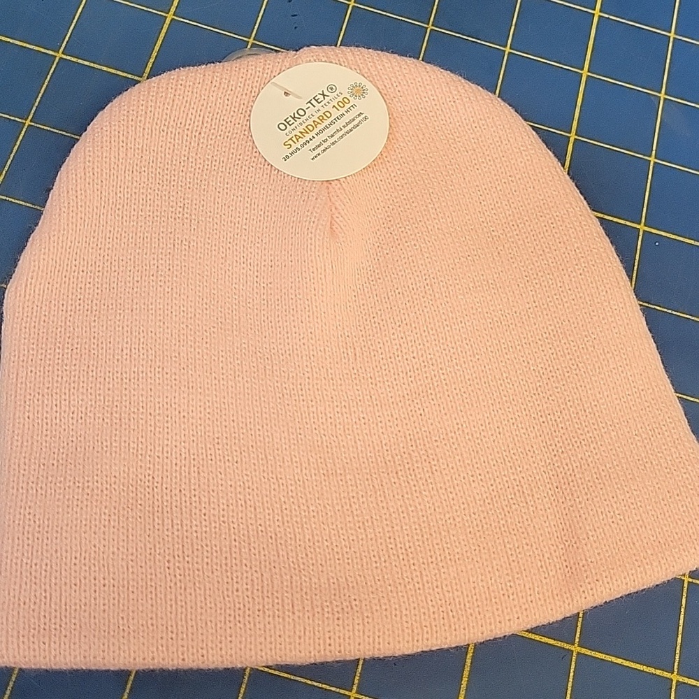 Wonder Nation Kids Light Pink Beanie Knit